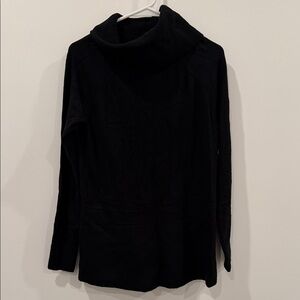 Cyrus Women's Classic Black Cowl Neck Sweater